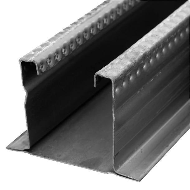 Riel placa fácil galvanizado